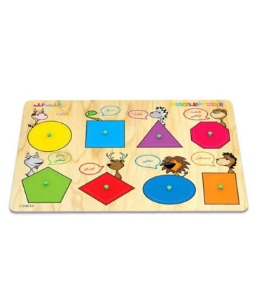 جورچین چوبی دکمه دار پازل پازل | |5500000001812