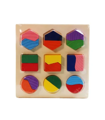 جورچین جایگذاری اشکال هندسی چوبی | |9789651172779