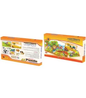 جورچین آهنربایی کار و کوشا 6 آشنایی با حیوانات مزرعه | |9789651127915