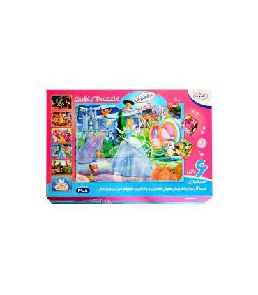 پازل مکعبی پرنسس گلدونه |  |6260137706372