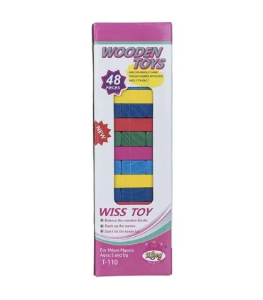 برج هیجان 48 قطعه رنگی کد: T-110 | |9789651170706