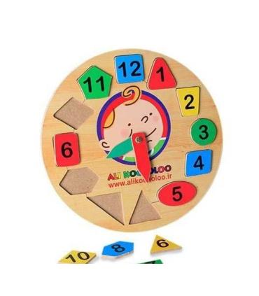 ساعت اشکال آموزشی چوبی |  |7903280825932