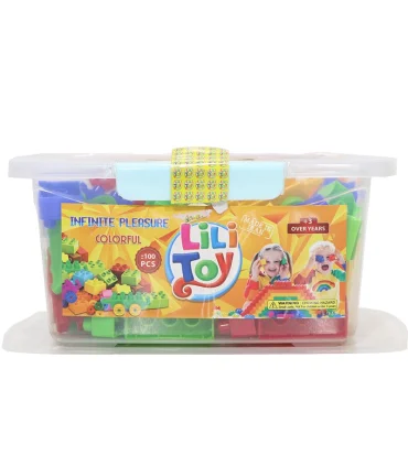 لگو 100 قطعه جعبه ای لی لی تویز | |5591022296538