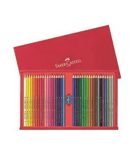 مداد رنگی 36 رنگ جعبه چوبی فابرکاستل کد: 155601-36i | فابرکاستل |8991761363010