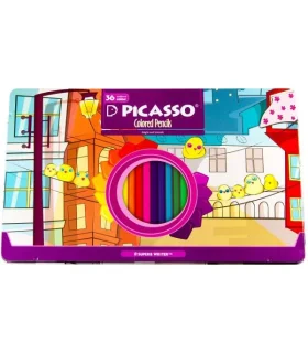 مداد رنگی 36 رنگ جعبه فلزی پیکاسو | پیکاسو |6951572901407