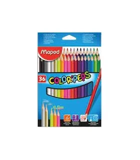 مداد رنگی 36 رنگ جعبه مقوایی ماپد کد: 832017 | ماپد |3154148320173