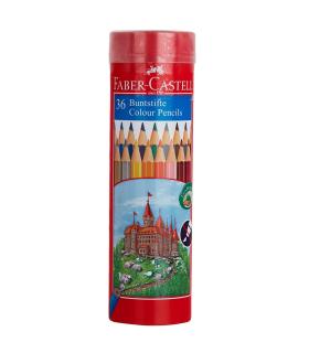 مداد رنگی 36 رنگ لوله ای فابرکاستل کد: 115828 | فابرکاستل |4005401158288