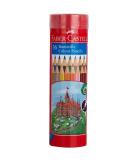 مداد رنگی 36 رنگ لوله ای فابرکاستل کد: 115828 | فابرکاستل |4005401158288