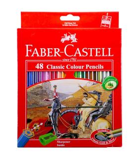 مداد رنگی 48 رنگ جعبه مقوایی فابرکاستل کد: 115858 | فابرکاستل |4005401158585