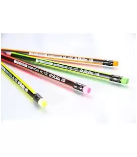 مداد مشکی سه گوش پاکن دار استورم کد: HL-102 | استورم |9789651156014