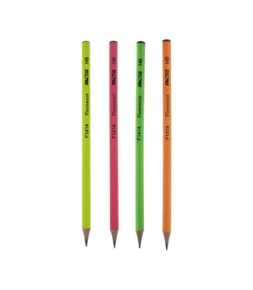 مداد مشکی گرد پاکن دار فلورسنت فکتیس کد: F1415 | فکتیس |6261370301010