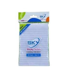 نوت استیک 100 برگ خط دار A6 اسکای | اسکای |5500000000738