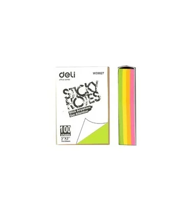 نوت استیک 100 برگ 50×76 دلی کد: W39827 | دلی |6935205398277