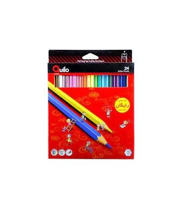 مداد رنگی 24 رنگ جعبه مقوایی کویلو کد: 634004 | کویلو |6291106340044