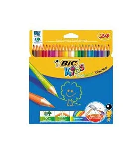 مداد رنگی 24 رنگ جعبه مقوایی اولوشن بیک | بیک |3270220076421