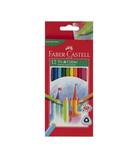 مداد رنگی 12 رنگ جعبه مقوایی تری کالر فابرکاستل کد: 115853 | فابرکاستل |4005401158530
