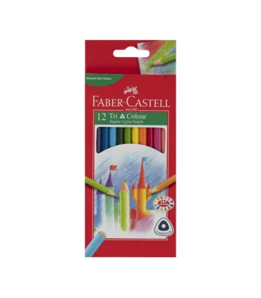 مداد رنگی 12 رنگ جعبه مقوایی تری کالر فابرکاستل کد: 115853 | فابرکاستل |4005401158530