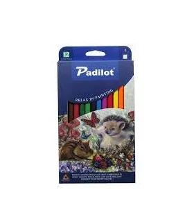 مداد رنگی 12 رنگ جعبه مقوایی پادیلوت کد: F-810212 | پادیلوت |6934508102123