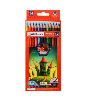 مداد رنگی 12 رنگ جعبه مقوایی آسیا | متفرقه |6261238610827