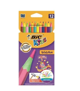 مداد رنگی 12 رنگ جعبه مقوایی اولوشن سیرک بیک | بیک |3086123272064