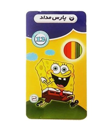 مداد رنگی 12 رنگ جعبه فلزی پارس مداد | پارس مداد |6260186111141