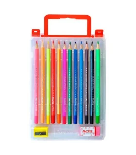 مداد رنگی 12 رنگ جعبه طلقی فکتیس | فکتیس |6261370301416