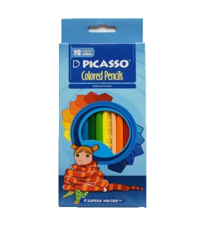 مداد رنگی 12 رنگ جعبه مقوایی پیکاسو | پیکاسو |6951572900851