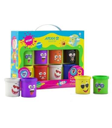 گواش 8 رنگ نئون آریا کد:4071 | آریا |6260297140719