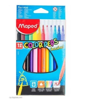 ماژیک 12 رنگ ایمجین ماپد کد: 845312 | ماپد |3154148453123