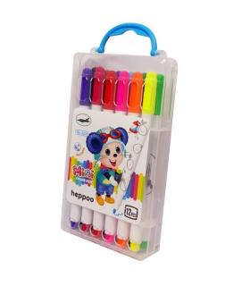 ماژیک 12 رنگ جعبه طلقی هپو کد: RS-3030 | متفرقه |6953106726128