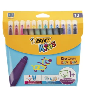 ماژیک 12 رنگ کیدکالر بیبی بیک | بیک |3086123307056