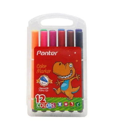 ماژیک 12 رنگ کیفی پنتر کد: TCM 541-12 | پنتر |6925411098122