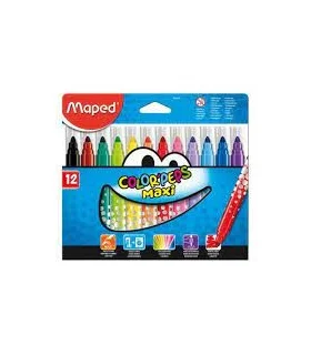 ماژیک 12 رنگ ماکسی ماپد کد: 846020 | ماپد |3154148460206