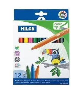 ماژیک 12 رنگ میلان کد: 0612312 | میلان |8411574008347