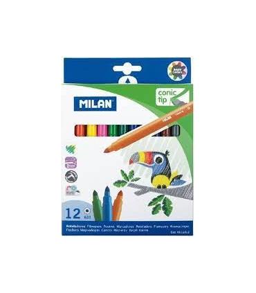 ماژیک 12 رنگ میلان کد: 0612312 | میلان |8411574008347