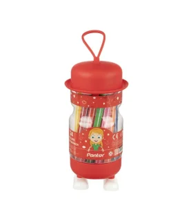 ماژیک 24 رنگ استوانه عروسکی پنتر کد: 24-542 | پنتر |6925411021243