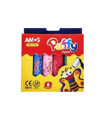 ماژیک 5 رنگ پفی آموس کد: PUP5P6-N | آموس |9789651135132