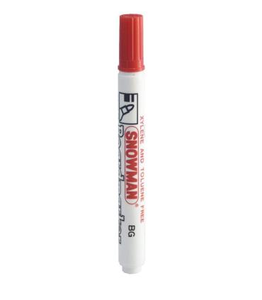 ماژیک غیر وایت برد قلمی قرمز اسنومن کد: G-T-02 | اسنومن |4970129005520