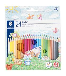 مداد رنگی 24 رنگ جعبه مقوایی نوریس کلاب استدلر کد: 144NC24 | استدلر |4007817144152