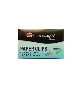 کلیپس رنگی 100 عددی مارکو | مارکو |6925086021029