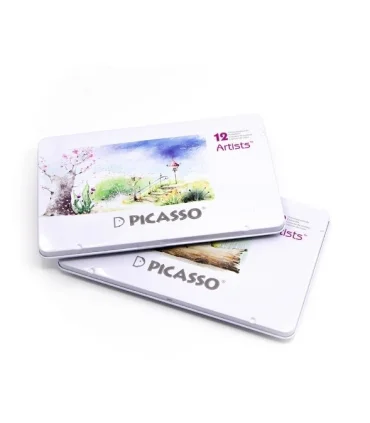 مداد رنگی 12 رنگ جعبه فلزی آرتیست پیکاسو | پیکاسو |6951572901384