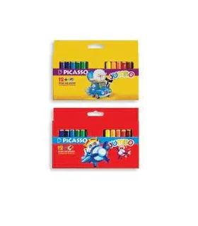 مداد رنگی 12 رنگ جامبو بلند پیکاسو | پیکاسو |6951572901469