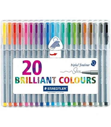 روان نویس 0.3 نوک نمدی 20 رنگ استدلر کد: 334SB20 | استدلر |4007817334102