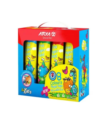 رنگ انگشتی 8 رنگ کیفی آریا کد: 7014 | آریا |6260297170143