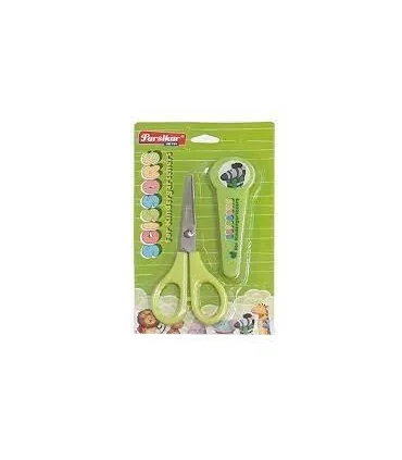 قیچی تیغه فلزی غلاف دار پارسیکار کد: JM701 | پارسیکار |6921583194129