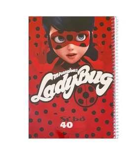 دفتر 40 برگ سیمی طلقی دختر کفشدوزکی سیبو کد:Z25 | سیبو |6260198808800