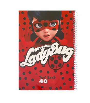 دفتر 40 برگ سیمی طلقی دختر کفشدوزکی سیبو کد:Z25 | سیبو |6260198808800