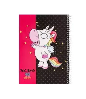 دفتر 40 برگ سیمی طلقی دیزنی سیبو کد:Z22 | سیبو |6260198881100