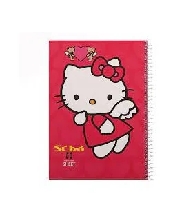 دفتر 50 برگ سیمی طلقی کیتی سیبو کد:B12 | سیبو |6260198881032