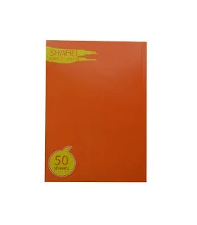 دفتر 50 برگ شومیز تک رنگ شفیعی کد:14 | شفیعی |6263041600347
